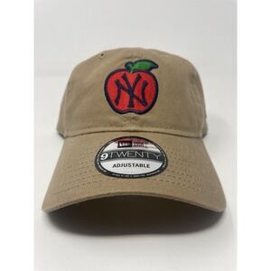 New Era New York Yankees Hat Strapback 9TWENTY Khaki Big Apple Adjustable Cap